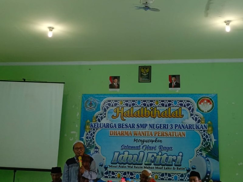 Eratkan Tali Silaturahmi, SMPN 3 Panarukan Gelar Halal Bi Halal Usai Lebaran
